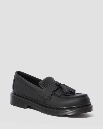 Mocasines Dr Martens Adrian Junior Cuero Tassel Para Niños DR5738F